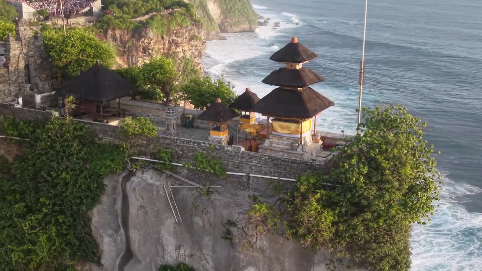 Uluwatu Temple on Bali's southern cliffs
